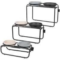 District 70 Butler Support pour Bol d'Alimentation - Chien - S - Beige