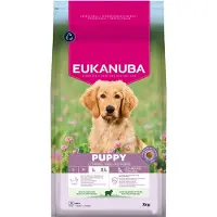 Eukanuba Puppy Large Breeds Lamb Rice nourriture sèche pour chiots de grandes races riche en agneau et en riz 3kg