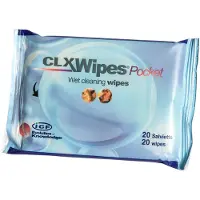 CLX Wipes Pocket - Lingettes nettoyantes humides pour chiens et chats 20 pc(s) Lingette(S)
