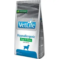 Farmina Vet life Hypoallergenic oeuf &amp; riz nourriture sèche pour chiens allergiques - 2 kg