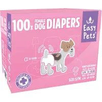 EASYPETS Langes pour Chiennes - S/M - 100 pièces