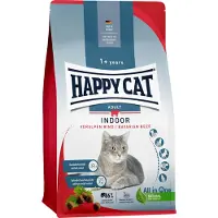 Happy Cat Lot pour chat 2 x 10 kg, 2 x 4 kg et 2 x 1,3 kg - Indoor bœuf des Préalpes (2 x 4 kg)