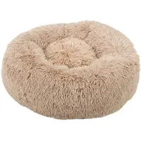 Beeztees Yali - Panier pour chien - Peluche - Beige - Diam. 60 cm