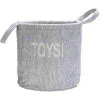Beeztees Puppy Panier à Jouets Suus - Grey - 30 x 30 x 30 cm