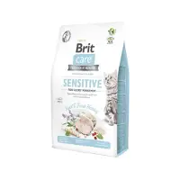 Brit Care Cat Grain-Free Insect &amp; Herring Sensitive - Insectes &amp; hareng hypoallergénique sans céréales pour chats présentant une intolérance alimentaire - 2 kg
