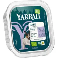 Yarrah - Pâtée pour Chien en Barquette Dinde et Poulet Bio - 12 x 150 g