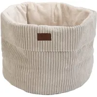 Designed By Lotte Acanalada Cat Bed Beige 50 x 50 x 35 cm