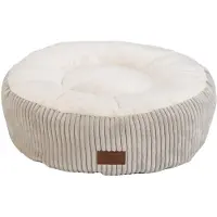 Designed By Lotte Acanalada Dog Bed Gris 50 x 50 x 17 cm