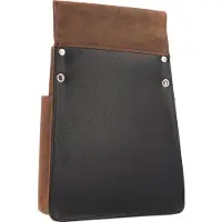 Alassio Hommes, Sac banane, Sacoche ceinture cuir 10 cm pour serveur, Marron