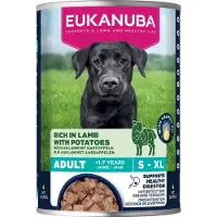 Eukanuba Dog Adult - Aliments humides - Agneau et pommes de terre - 6 x 400