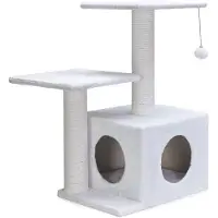 Beeztees Meuble griffoir Serpa Fien (70 cm, Blanc)