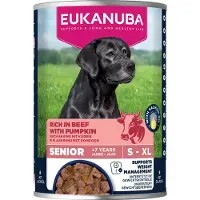 Eukanuba Dog Senior - Aliment humide - Boeuf et potiron - 6 x 400 g