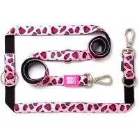 Max & Molly Multi-Function - Laisse pour chien - Leopard Pink - M
