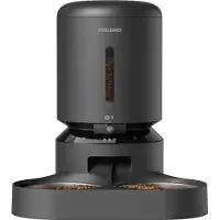 Petlibro Granary Camera Dual Food Tray Black Distributeur De Nourriture