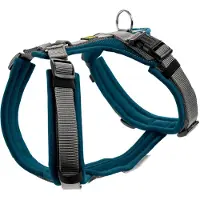 Hunter harnais Maldon Up pétrole/gris, Taille : XS / Largeur : 1,5 cm