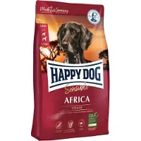 Interquell GmbH HappyDog Sensible 1kg Africa mit Strauß