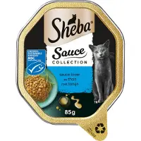 Sheba Sauce Lover au thon pâtée pour chat (85 g)
