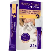 Feliway Poulet Chat Collation Happy Snack 24 Pièces