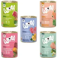 WOW! WOW ! Nourriture pour chiens adultes - en boîte - bœuf - 6 x 800 g