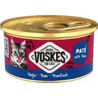 Voskes Paté Wetfood With Tuna - croquettes pour chat au thon 85g