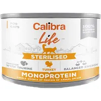 Calibra Pâtée Pour Chat Stérilisé Life Can Dinde 6x200g