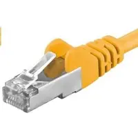PremiumCord SFTP CAT6A 7m jaune / Câble patch / RJ45-RJ45 (S/FTP, CAT6a, 7 m)