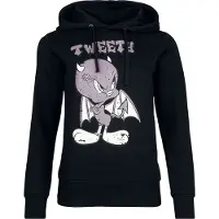 Looney Tunes Sweat-shirt à capuche de - Titi - S - 3XL - pour Femme - noir - Taille XL