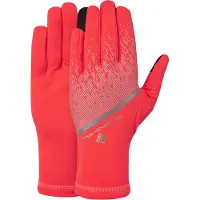Ronhill Gants de course – Gants réfléchissants pour temps froid et visibilité optimale – Corail – M