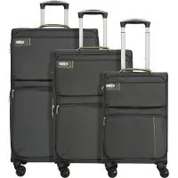 D & n lederwaren Ensemble de bagages gris