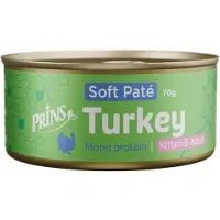 Prins Soft Paté Nourriture pour Chats - Dinde - 24 x 70 g