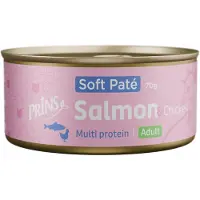 Prins Soft Paté Adult au saumon et poulet pâtée pour chat