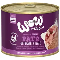 WOW! WOW Cat Wet Senior - Volaille & Canard - 200 g