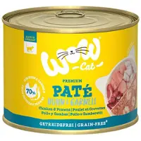 WOW! WOW Cat Wet Adult - Poulet & Crevettes - 200 g