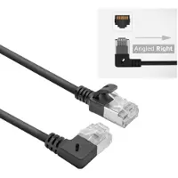 ACT DA2952, 0.25 m, Cat6a, U/FTP (STP), RJ-45, RJ-45, Noir
