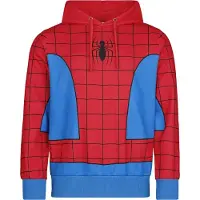 Spider-man Sweat-shirt à capuche Marvel de - Suit - S - XL - pour Homme - bleu/rouge - Taille S