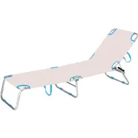 Marbueno Summer 10363 187x58x24 Cm Folding Sunbed Rose 187 x 58 x 24 cm