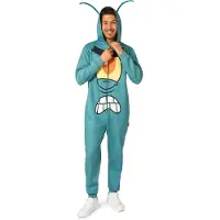 Bob L'Éponge Salopette de - Plankton - S - XXL - pour Unisexe - multicolore - Taille S
