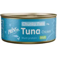 Prins Chunky Paté Adult thon et poulet pâtée pour chat