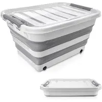Orion Conteneur de stockage pliable sur roulettes KEMP 30 l