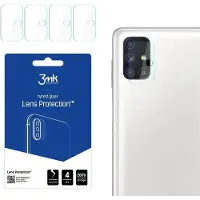 3MK Lot de 4 protections d'objectif 3MK Samsung Galaxy M51 - transparent - TU