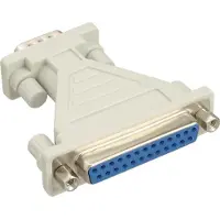 InLine 31249 AT-Adapter, 25pol Sub D Buchse an 9pol Sub D Stecker