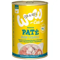 WOW! WOW Cat Wet Adult - Poulet & Crevettes - 400 g