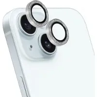 Mobiparts Camera Lens Protector Apple iPhone 15/15 Plus Silver (Apple iPhone 15, Apple iPhone 15 Plus), Téléphone portable : film de protection, Argent