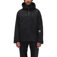 Black Crows - Veste de ski imperméable et respirante - M Stratus 3L Fishtail Jkt Black pour Homme - Taille M - Noir
