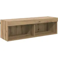 vidaXL Armoire TV Artisan-Chêne 100 x 30 x 30 cm Bois composite