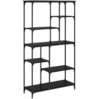 vidaXL Étagère Chêne noir 99 x 35,5 x 176 cm Bois d'ingénierie