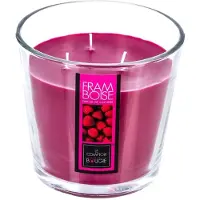 Atmosphera Bougie Parfumée Framboise Pot en verre 500 G