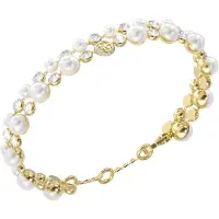 GUESS Damenarmreif JUBB05577JWYGS Weiss, (Métal)