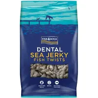 Fish4Dogs Friandise Pour Chien Dental Sea Jerky Fish Twists 500g