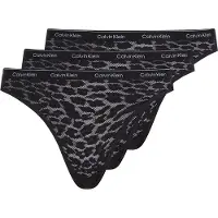 Calvin Klein Underwear Slip 'Icon Lace' gris clair / noir